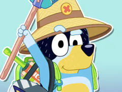 Spel Jigsaw Puzzle: Bluey Happy Father's Day