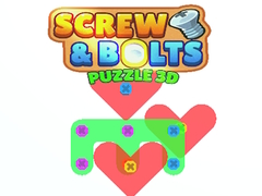 Spel Screw & bolts Puzzle 3D