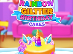 Spel Rainbow Glitter Birthday Cakes
