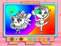 Spel Coloring Book: Ballerina Cappuccin