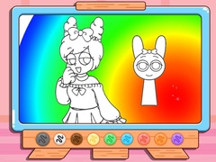 Spel Coloring Book: Pinki Sprunki Makeover