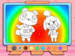 Spel Coloring Book: Animal Crossing