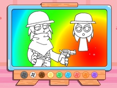 Spel Coloring Book: Sprunki Tunner