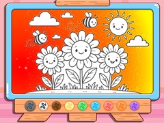 Spel Coloring Book: Happy Flower