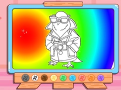 Spel Coloring Book: Spionero Golubiro