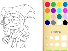 Spel Pomni Coloring Book For Kids
