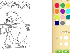 Spel Circus Animals Coloring Book