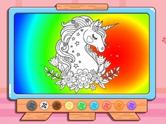 Spel Coloring Book: Glitter Unicorn