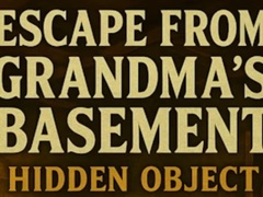 Spel Escape From Grandma's Basement Hidden Object