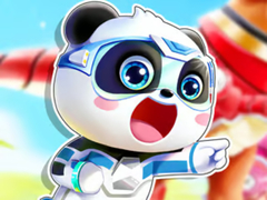 Spel Jigsaw Puzzle: Baby Panda Robot Team