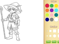 Spel Elf Coloring Book