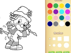 Spel Clown Coloring Book For Adults