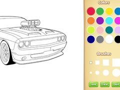 Spel Car Coloring Book