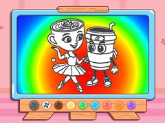 Spel Coloring Book: Cappuccina Assassino Love Story