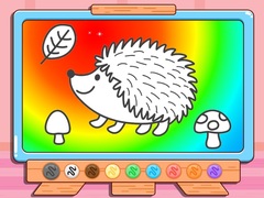 Spel Coloring Book: Hedgehog