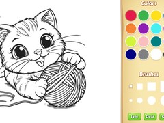 Spel Cat Coloring Book