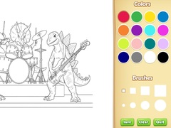 Spel Dinosaur Coloring Book For Kids