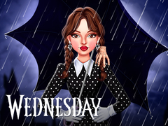 Spel Celebrity Wednesday Addams Style