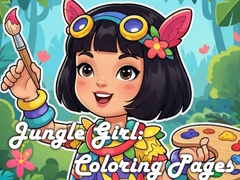 Spel Jungle Girl: Coloring Pages