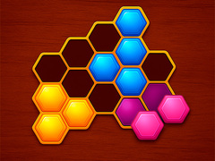 Spel Hexa Block: Honey Cells