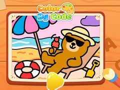 Spel Color By Code: Chill Bear