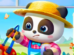 Spel Jigsaw Puzzle: Baby Panda Little Farmer