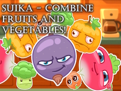Spel Suika - Combine fruits and vegetables!