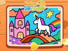 Spel Color By Code: Rainbow Unicorn