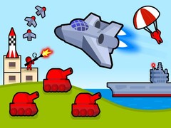 Spel Bomber Plane: 2D Air Strike