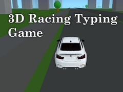 Spel 3D Racing Typing Game