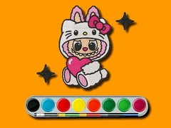 Spel Labubu Coloring Adventure