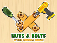 Spel Nuts & Bolts Wood Puzzle Game