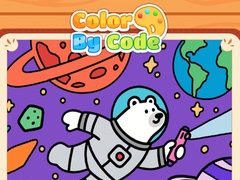 Spel Color By Code Space Bear