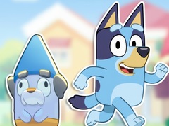 Spel Jigsaw Puzzle: Bluey & Bingo Obstacle Course
