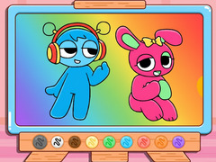 Spel Coloring Book: Sprunki Pinki & Oren