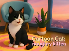 Spel Cartoon Сat: naughty kitten