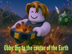 Spel Obby: Dig to the center of the Earth