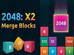 Spel 2048:X2 Merge Blocks