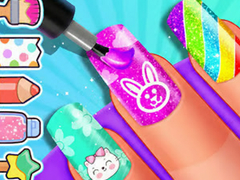 Spel Coloring Book: Girls Nail Art Design