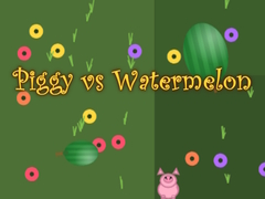 Spel Piggy vs Watermelon
