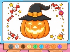 Spel Coloring Book: Halloween Pumpkin