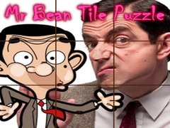 Spel Mr Bean Tile Puzzle