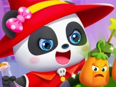 Spel Jigsaw Puzzle: Baby Panda Pumpkin Pot