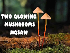 Spel Two Glowing Mushrooms Jigsaw