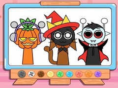 Spel Coloring Book: Incredibox Sprunki Halloween