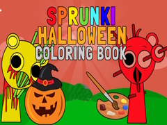 Spel Sprunki Halloween Coloring Book