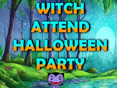 Spel Witch Attend Halloween Party