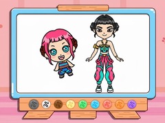 Spel Coloring Book: Zoey Kpop Demon Hunters