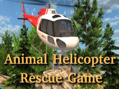 Spel Animal Helicopter Rescue Game