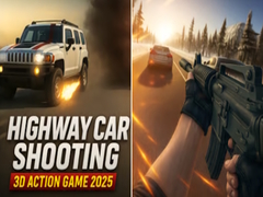 Spel Highway Car Shooting 3D Action Game 2025